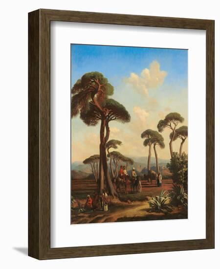 Arabs and Camels at Rest, 1847-Prosper Marilhat-Framed Giclee Print