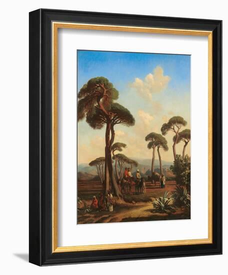 Arabs and Camels at Rest, 1847-Prosper Marilhat-Framed Giclee Print