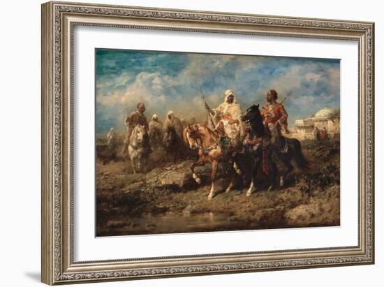 Arabs, Late 19th Century-Adolf Schreyer-Framed Giclee Print