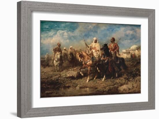Arabs, Late 19th Century-Adolf Schreyer-Framed Giclee Print
