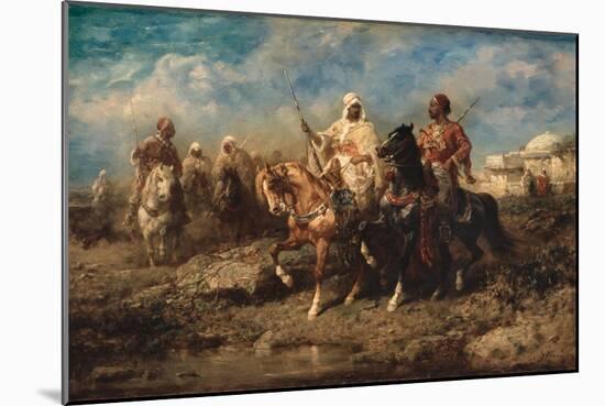 Arabs, Late 19th Century-Adolf Schreyer-Mounted Giclee Print