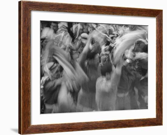 Arabs Proclaiming Their Loyalty to King Hussein-Frank Scherschel-Framed Photographic Print