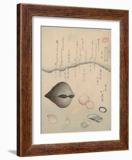 Aragai, Masu?gai, Anagai: Clams-Totoya Hokkei-Framed Giclee Print