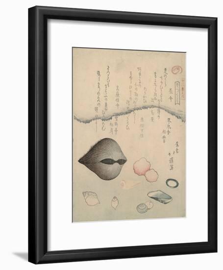 Aragai, Masu?gai, Anagai: Clams-Totoya Hokkei-Framed Giclee Print