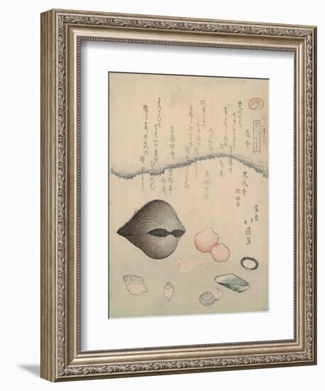 Aragai, Masu?gai, Anagai: Clams-Totoya Hokkei-Framed Giclee Print