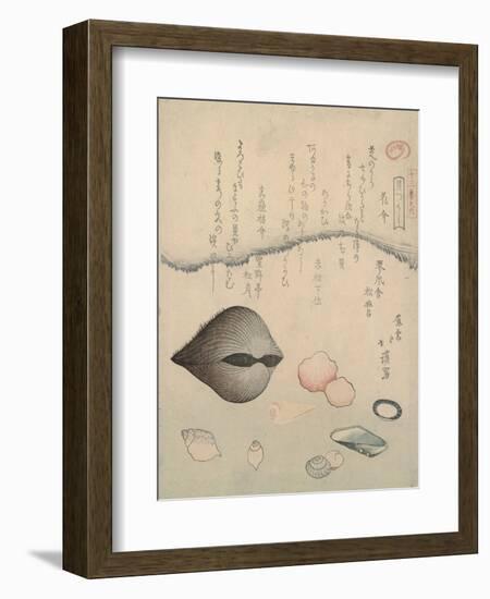 Aragai, Masu?gai, Anagai: Clams-Totoya Hokkei-Framed Giclee Print