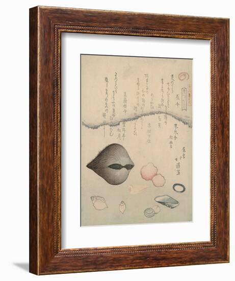 Aragai, Masu?gai, Anagai: Clams-Totoya Hokkei-Framed Giclee Print