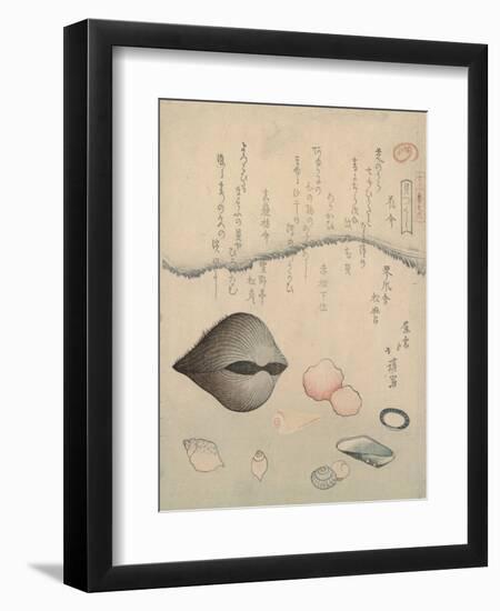 Aragai, Masu?gai, Anagai: Clams-Totoya Hokkei-Framed Giclee Print