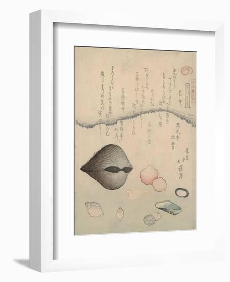 Aragai, Masu?gai, Anagai: Clams-Totoya Hokkei-Framed Giclee Print