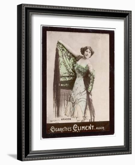 Aragon a Spanish Dancer-null-Framed Photographic Print