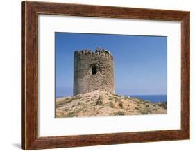 Aragonese Tower, 16th Century, Red Island, Sardinia, Italy-null-Framed Photographic Print