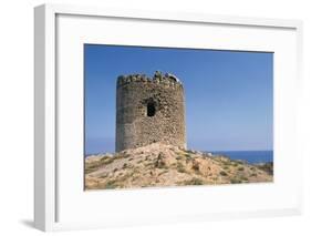 Aragonese Tower, 16th Century, Red Island, Sardinia, Italy-null-Framed Photographic Print