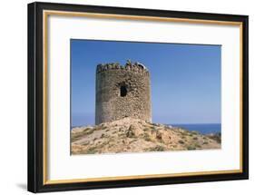 Aragonese Tower, 16th Century, Red Island, Sardinia, Italy-null-Framed Photographic Print