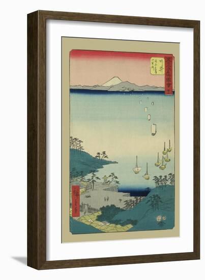 Arai-Ando Hiroshige-Framed Premium Giclee Print