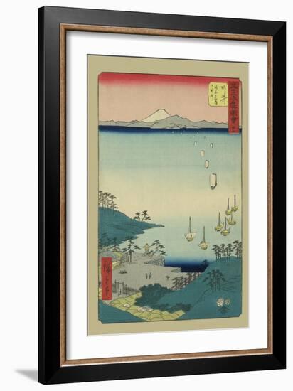 Arai-Ando Hiroshige-Framed Premium Giclee Print