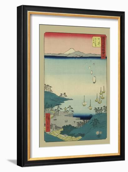 Arai-Ando Hiroshige-Framed Premium Giclee Print