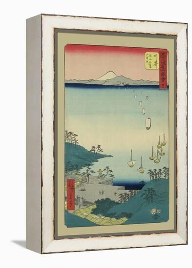Arai-Ando Hiroshige-Framed Stretched Canvas