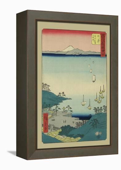 Arai-Ando Hiroshige-Framed Stretched Canvas