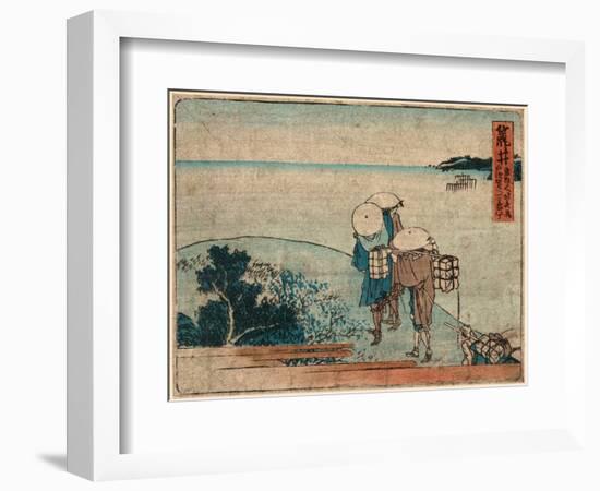 Arai-Katsushika Hokusai-Framed Giclee Print