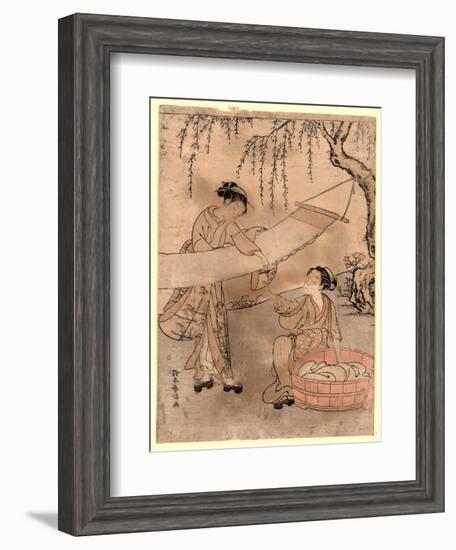 Araihari-Suzuki Harunobu-Framed Giclee Print