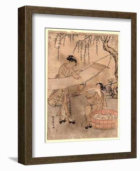 Araihari-Suzuki Harunobu-Framed Giclee Print