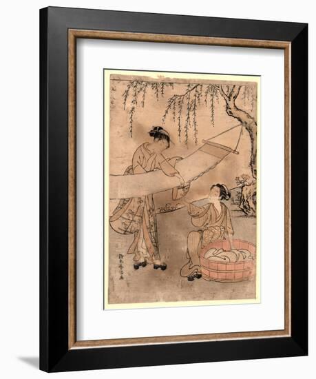 Araihari-Suzuki Harunobu-Framed Giclee Print