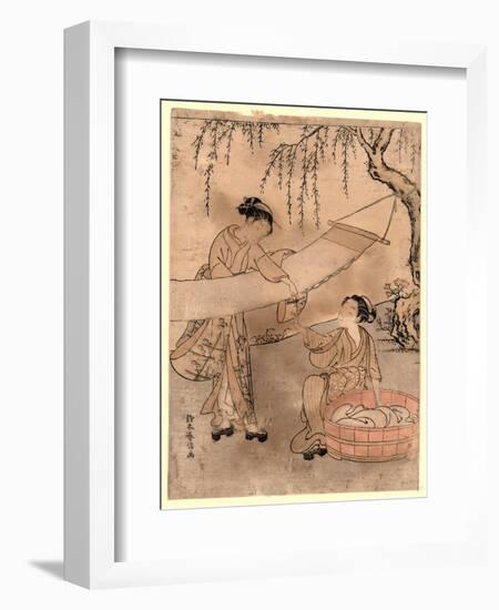 Araihari-Suzuki Harunobu-Framed Giclee Print