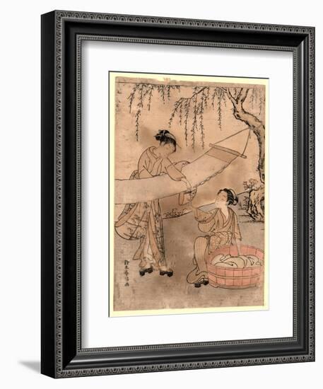 Araihari-Suzuki Harunobu-Framed Giclee Print