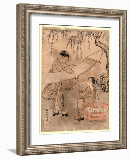 Araihari-Suzuki Harunobu-Framed Giclee Print