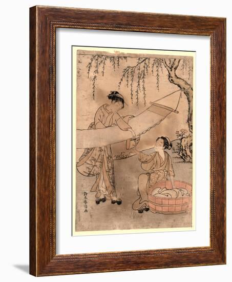 Araihari-Suzuki Harunobu-Framed Giclee Print