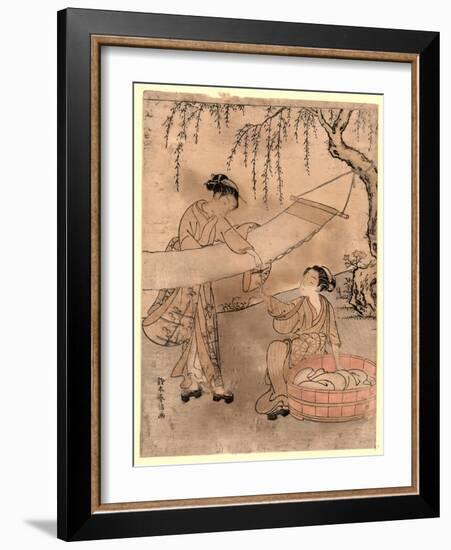 Araihari-Suzuki Harunobu-Framed Giclee Print