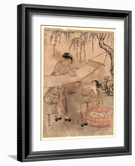 Araihari-Suzuki Harunobu-Framed Giclee Print