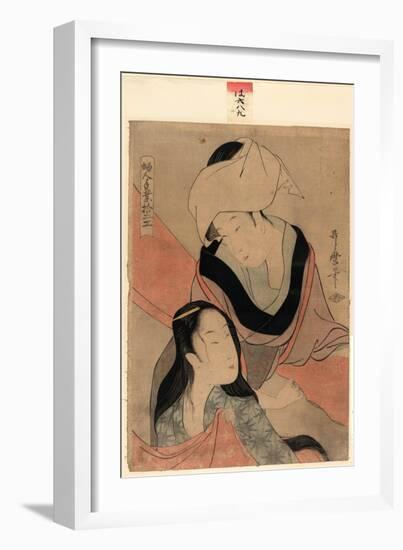 Araihari-Kitagawa Utamaro-Framed Giclee Print