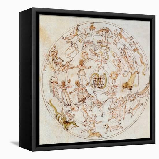 Aratus's Constellations-Science Source-Framed Premier Image Canvas