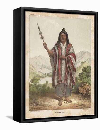 Araucanian Chief, 1855-John Mix Stanley-Framed Premier Image Canvas
