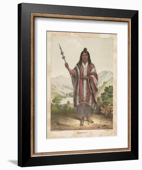 Araucanian Chief, 1855-John Mix Stanley-Framed Giclee Print