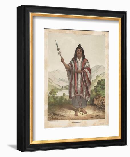 Araucanian Chief, 1855-John Mix Stanley-Framed Giclee Print