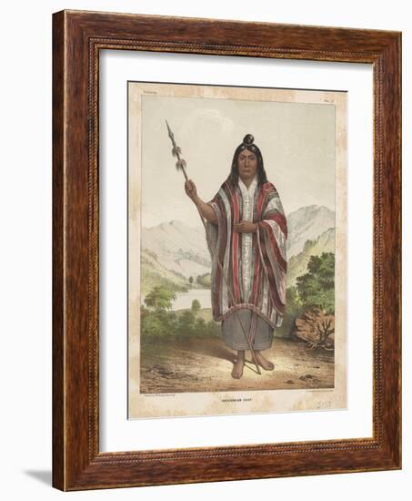 Araucanian Chief, 1855-John Mix Stanley-Framed Giclee Print