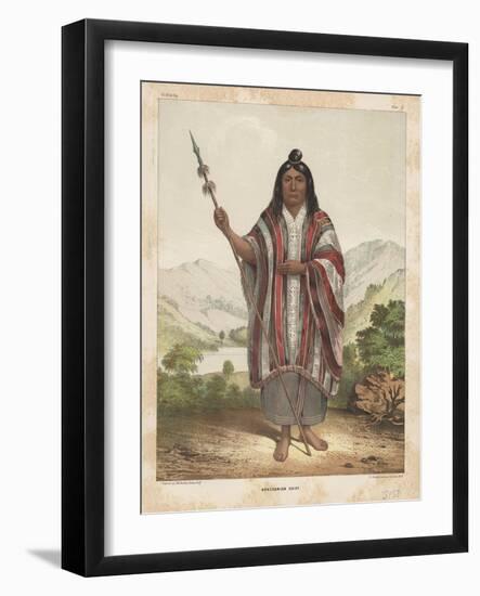 Araucanian Chief, 1855-John Mix Stanley-Framed Giclee Print