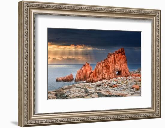 Arbatax Red Rock-Marco Carmassi-Framed Photographic Print