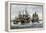 Arbella and Other Ships Bring John Winthrop's Colonists to Salem-null-Framed Premier Image Canvas