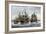 Arbella and Other Ships Bring John Winthrop's Colonists to Salem-null-Framed Giclee Print