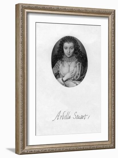 Arbella Stuart (1575-161), English Renaissance Noblewoman, 17th Century-null-Framed Giclee Print