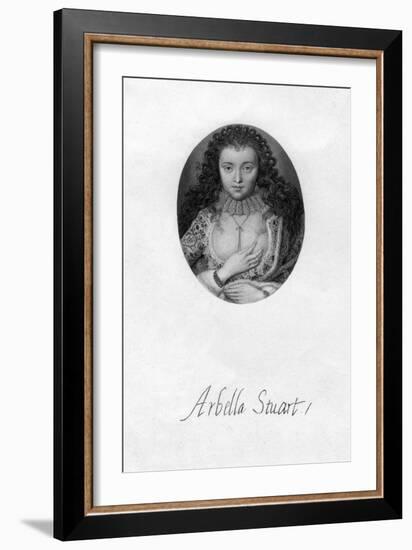 Arbella Stuart (1575-161), English Renaissance Noblewoman, 17th Century-null-Framed Giclee Print