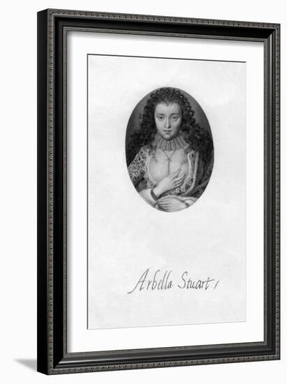 Arbella Stuart (1575-161), English Renaissance Noblewoman, 17th Century-null-Framed Giclee Print