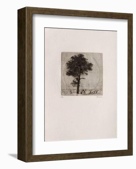 Arbre dans un cercle-Ivan Theimer-Framed Collectable Print