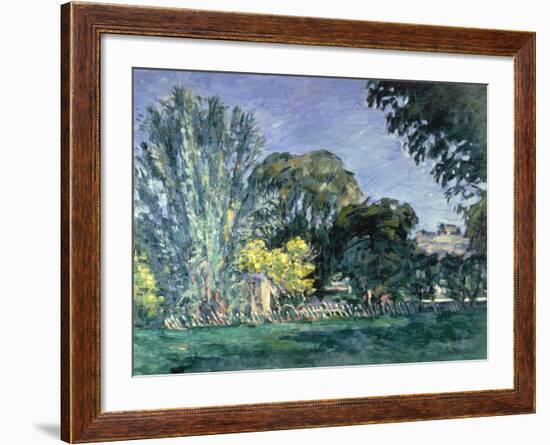 Arbres au Jas de Bouffan, c.1875-6-Paul C?zanne-Framed Giclee Print