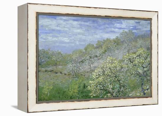Arbres En Fleurs-Claude Monet-Framed Premier Image Canvas