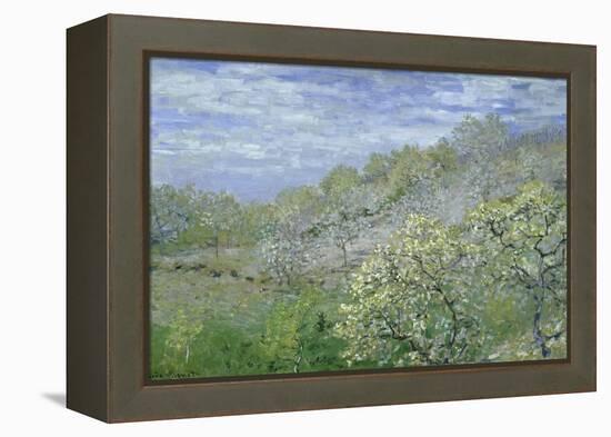 Arbres En Fleurs-Claude Monet-Framed Premier Image Canvas