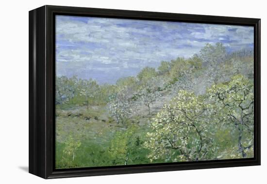 Arbres En Fleurs-Claude Monet-Framed Premier Image Canvas